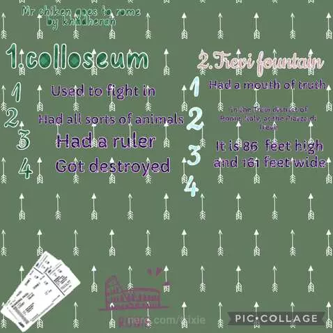 I went to itally by trixie