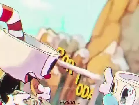 cuphead, mugman by cheyyloveroyyy