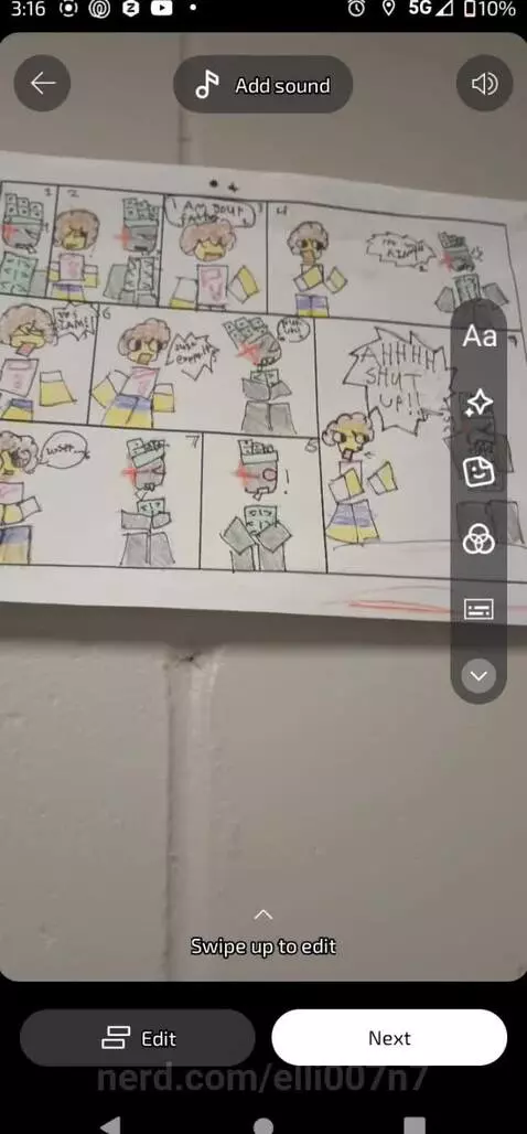 my comic I made at school:,3 by elli007n7