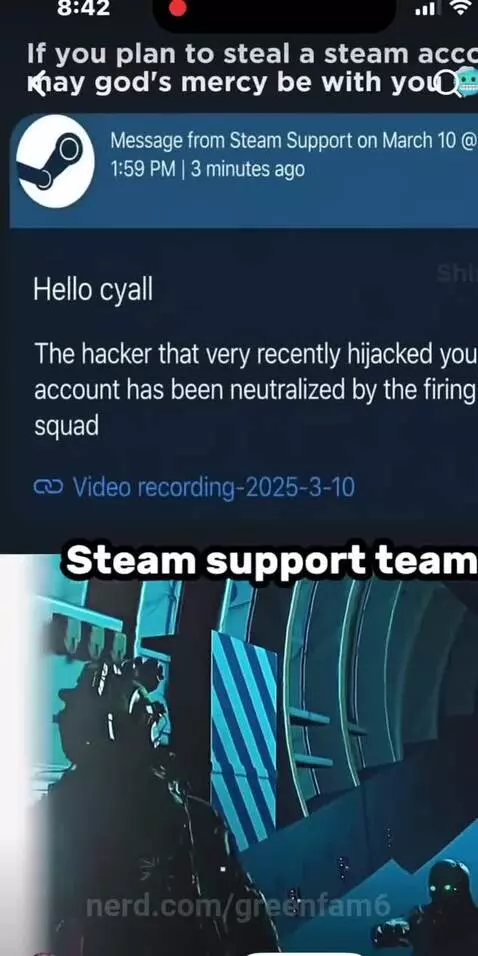 Don’t steal accounts kids by greenfam6