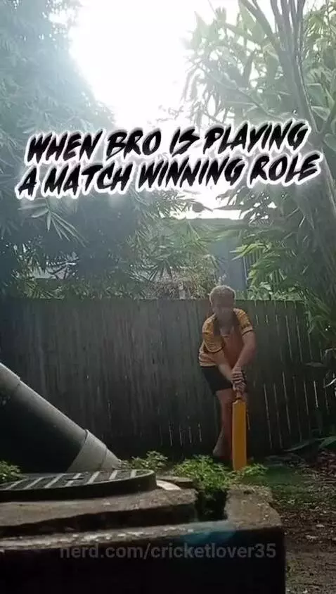 When his team ate is bad so he has to carry by cricketlover35