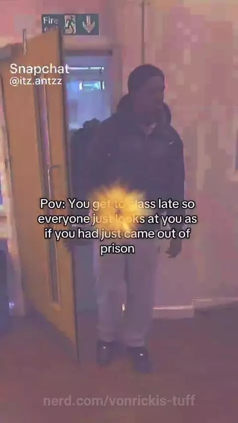 When your late to class by vonrickis-tuff