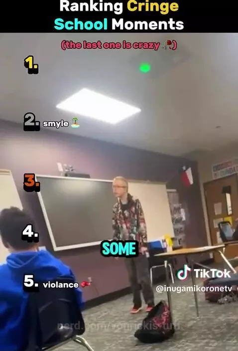 Cringe school moments by vonrickis-tuff