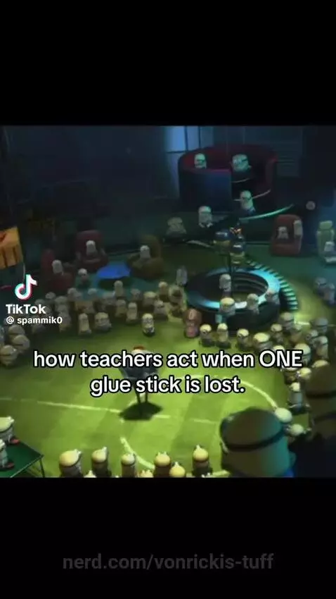 When we lose one glue stick by vonrickis-tuff