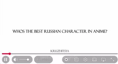 Who is the best Russian anime character by bluepanda