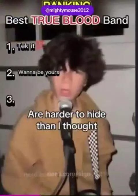 rating beast true blood band by sign