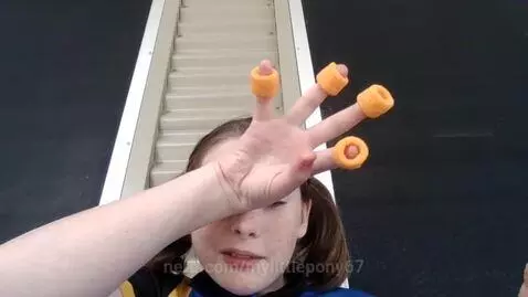 this is the proper way to eat chezzeles. do u agree? by mylittlepony67