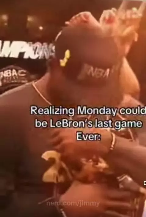 We gonna miss you Bron by jimmy