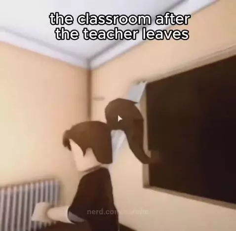 my class when there's no teacher.. by carolm