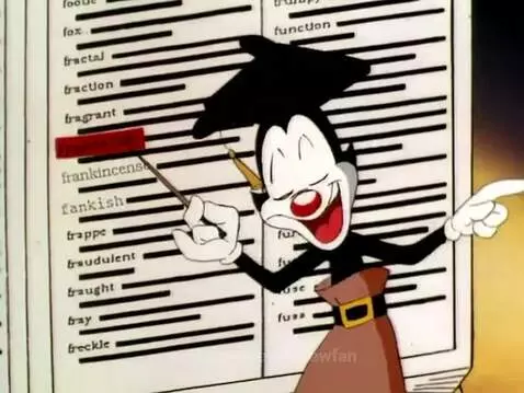 Animaniacs Yakko Warner canta todas as palavras em inglês by pepelepewfan