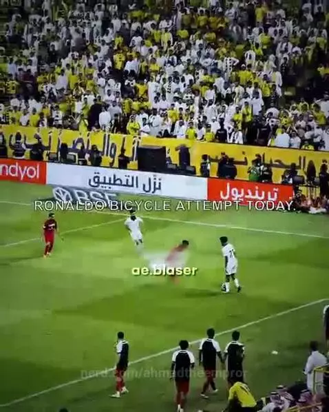 Ronaldo's Bicycle Attempt Today 🤯🥶💀 by ahmadtheempror