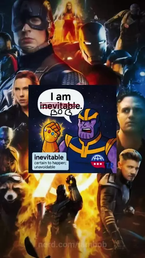BOB IS AN AVENGER OF THE DESTROYERS by iambob