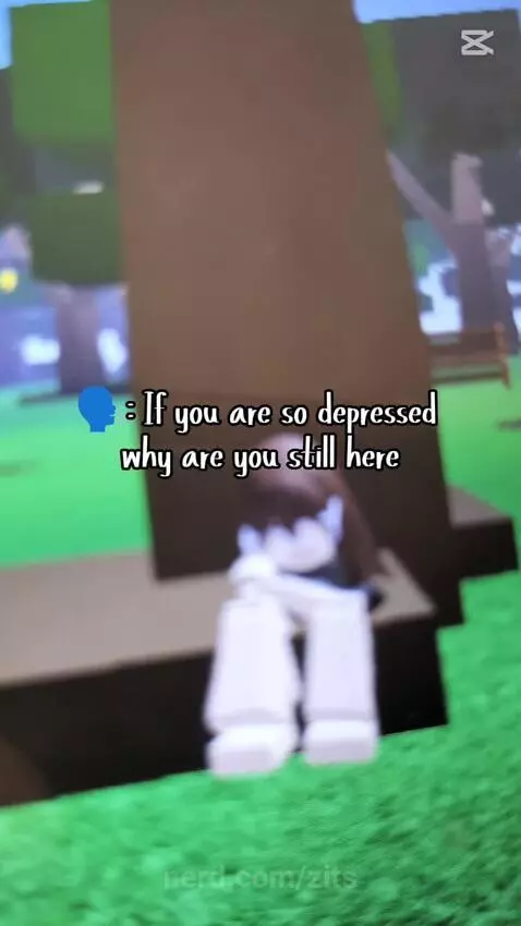 depressed by zits