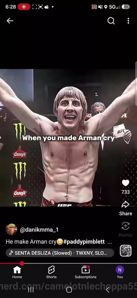 Paddy pimblett is lwk good ngl bruu by camelotnlechoppa55