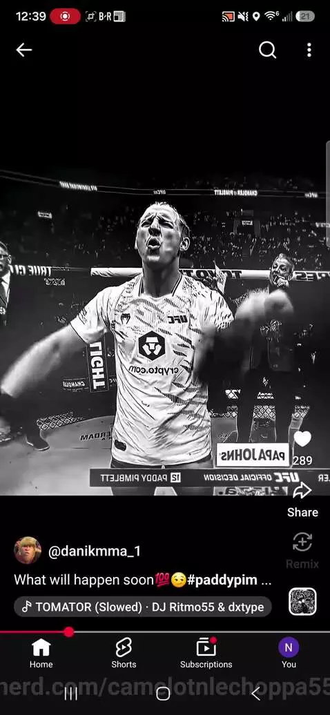 Paddy pimblett is the best lightweight rn by camelotnlechoppa55
