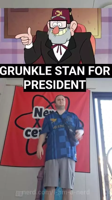 GRUNCLE STAN FOR PRESEDENT by i-am-a-nerd