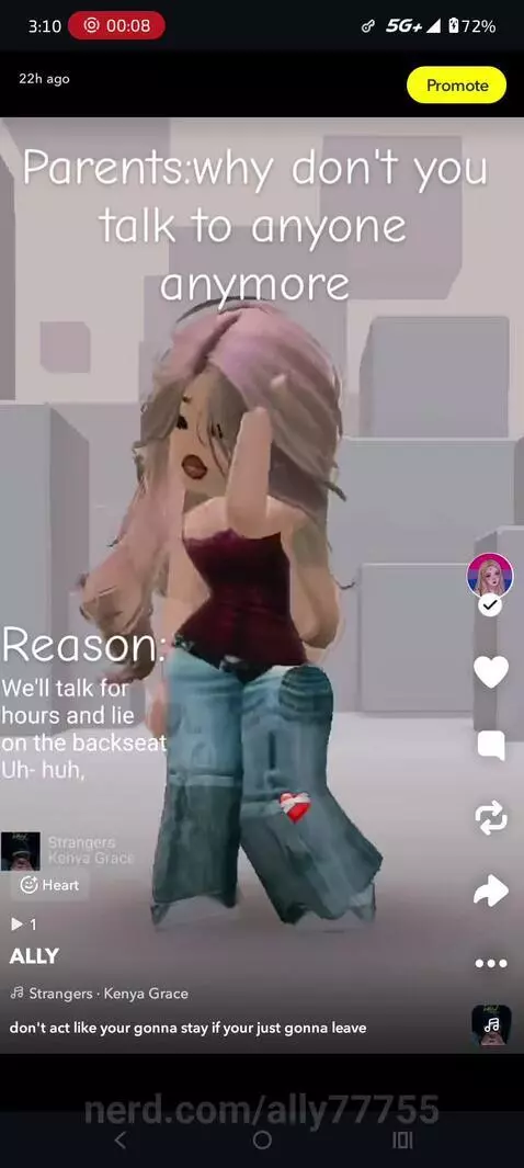 IF THIS VIDEO GETS 25 LIKES ILL DO A FACE REVEAL by ally77755