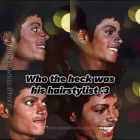 Who the heck was his hairstylist 3 #blowup #viral #michaelja... by appolheadangelface1