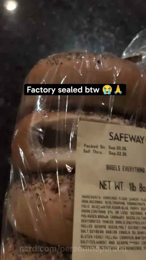 WHO TOOK A BITE OF MY BAGEL by personmcperson