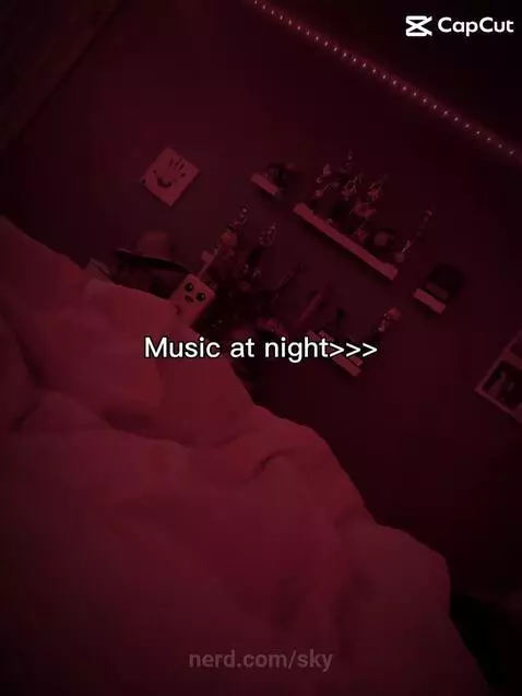 Music at night🎧 by sky